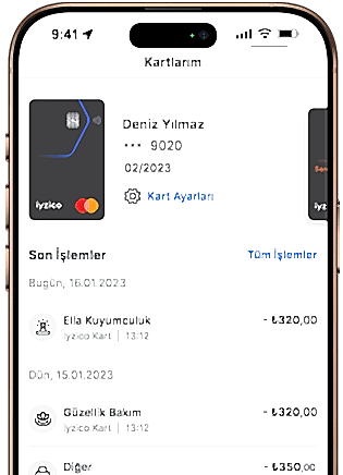 iyzico Mobil Uygulama Üzerinden Kartını Yönet image
